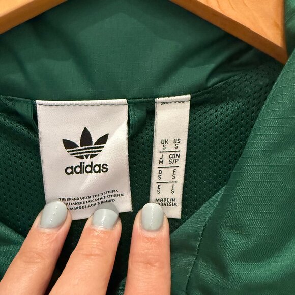 ADIDAS GREEN TRACK JACKET S - Picture 4 of 10